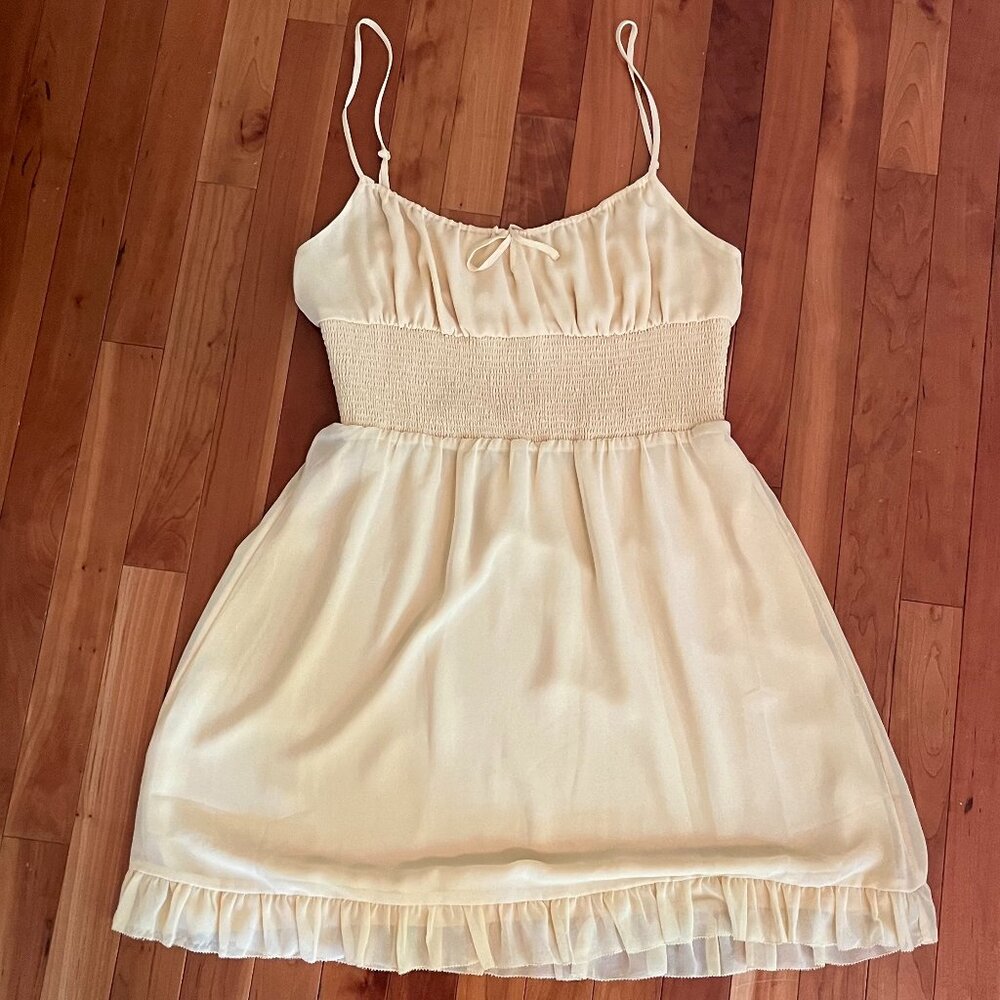 Aritzia Yellow Summer Dress